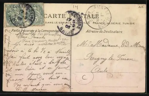 AK Rinderverkauf in der Normandie