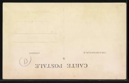 Foto-AK Ochsen, Käufer u. Verkäufer in einem Stallgebäude