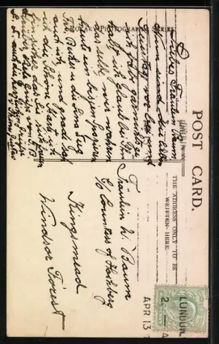 AK Dackel zerrt am Kleid eines weinenden Mädchens