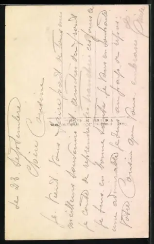 AK Porte Bonheur, Sitzender Soldat mit Gewehr, Glücksklee, Elefant, Mond-Idylle