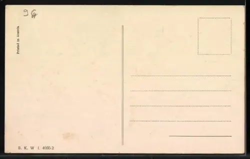 Künstler-AK Zwerge zielen mit einem Speer auf ein Osterei, Fröhliche Ostern