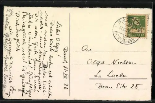 Künstler-AK Zwerge laufen musizierend durch den Schnee, Glückliches neues Jahr