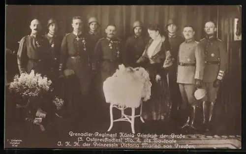 AK Prinz Adalbert von Preussen, Prinzessin Victoria Marina