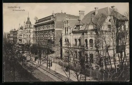 AK Insterburg, Blick in die Wilhelmstrasse