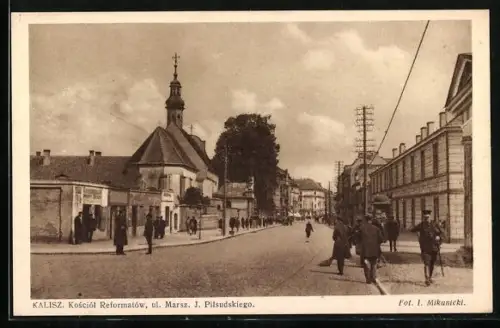 AK Kalisz, Kosciol Reformatow, ul. Marsz J. Pilsudskiego