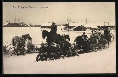 AK Lyntupy, Krieg im Osten