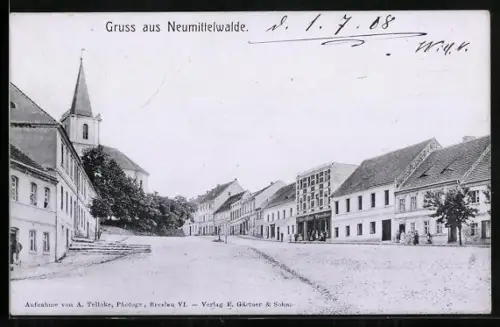 AK Neumittelwalde, Partie im Ort