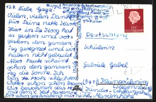 AK Texel, De Koog in vogelvlucht