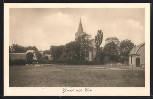 AK Ede, Gedeeltelijk uitzicht met kerk