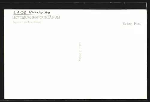 AK Lage Vuursche, Lectorium Rosicrucianum