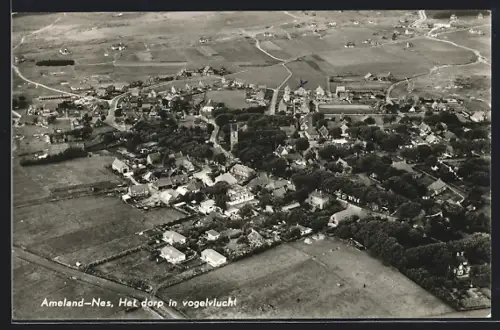 AK Nes-Ameland, Het dorp in vogelvlucht