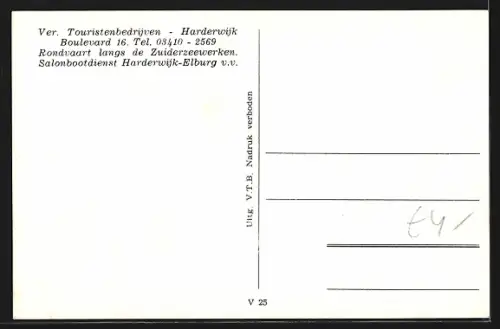 AK Haarderwijk, Zuiderzeewerken, Drijvende Asfaltfabriek