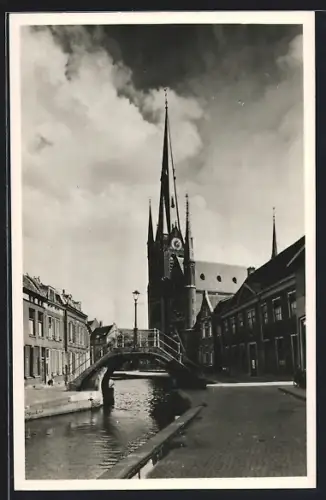 AK Woerden, Rijn met R. K. Kerk