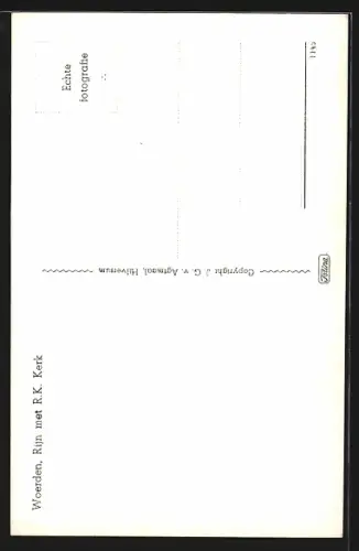 AK Woerden, Rijn met R. K. Kerk