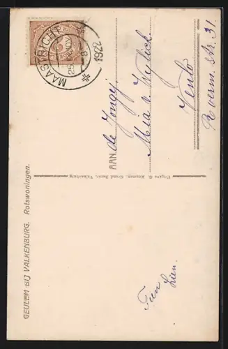 AK Geulem bij Valkenburg, Rotswoningen