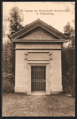 AK Valkenburg, De ingang der Romeinsche Katakomben