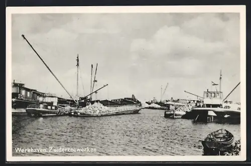 AK Zuiderzeewerken bij Harderwijk, Nieuwe Werkhaven