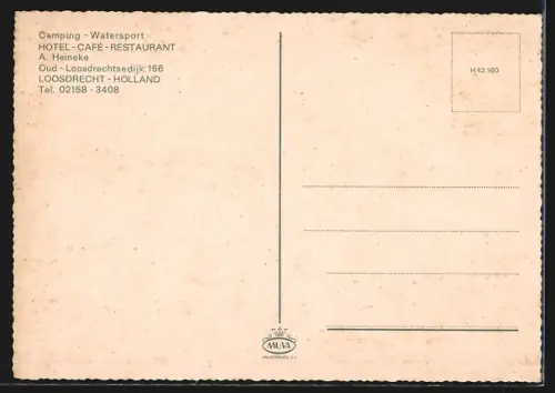 AK Loosdrecht, Hotel Restaurant A. Heineke, Oud-Loosdrechsedijk 166