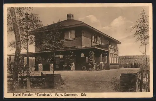 AK Ede, Hotel Pension Terminus, Fa. v. Ommeren