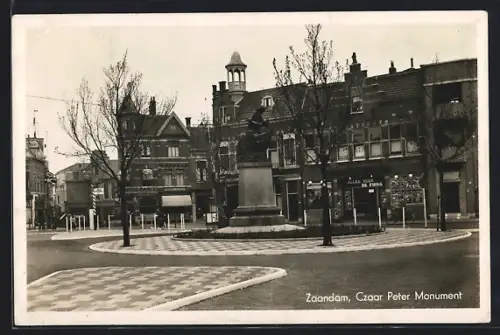 AK Zaandam, Czaar Peter Monument