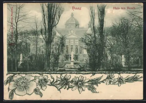 AK Den Haag, Huis ten Bosch, Alpenblumen