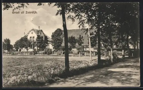 AK Zuurdijk, Panorama mit Bäumen