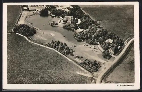 AK Haarlem, Panorama, Fliegeraufnahme