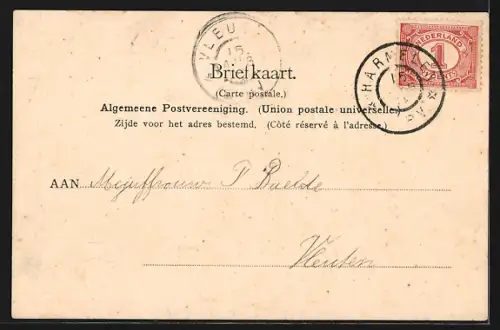 AK Harmelen, Strassenpartie mit Anwohnern