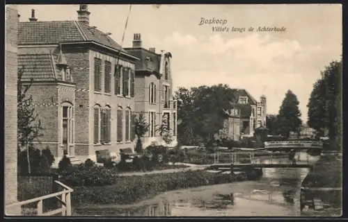 AK Boskoop, Villas langs de Achterkade