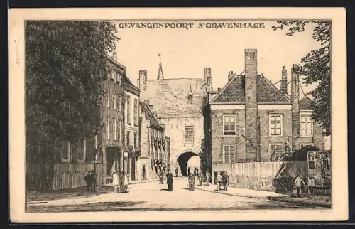 Künstler-AK s`Gravenhage, Gevangenpoort