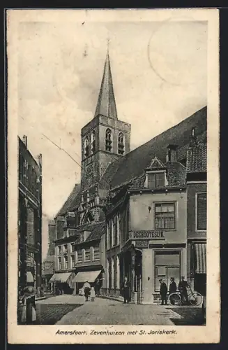 AK Amersfoort, Zevenhuizen met St. Joriskerk