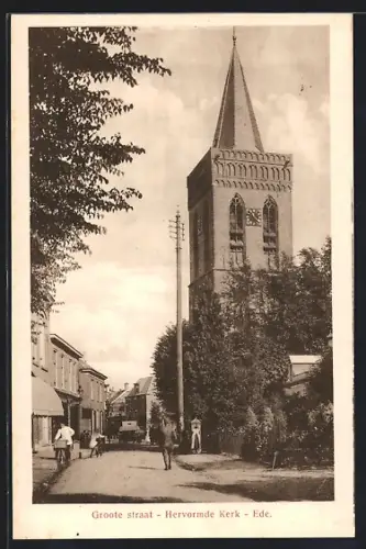 AK Ede, Groote straat, Hervormde Kerk