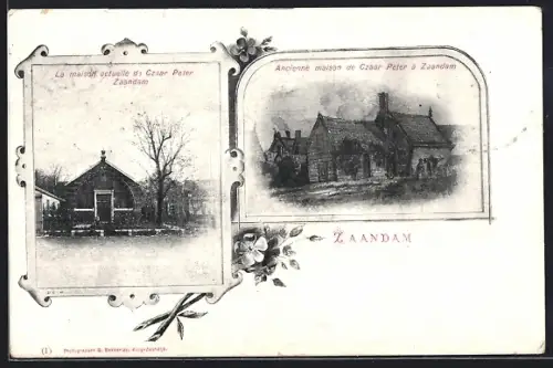 AK Zaandam, Ancienne maison de Czaar Peter á Zaandam