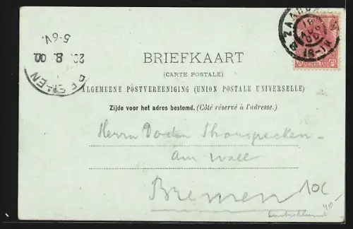 AK Zaandam, Ancienne maison de Czaar Peter á Zaandam