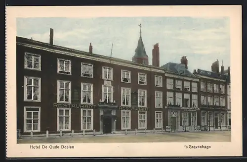 AK `s Gravenhage, Hotel de Oude Doelen