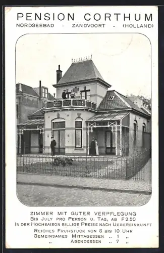 AK Zaandvort, Pension Corthum