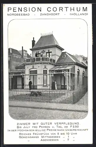 AK Zaandvort, Pension Corthum