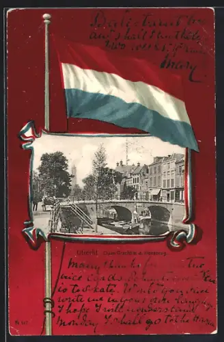 AK Utrecht, Oude Gracht b d. Weersbrug