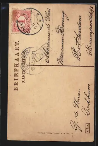 AK Dokkum, Weeshuis, Achterom en Gebouw Het Groene Kruis