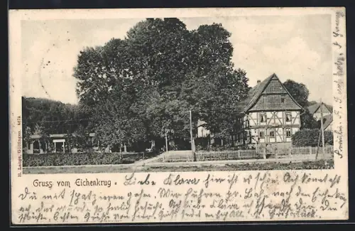 AK Rittmarshausen, Gasthof Eichenkrug