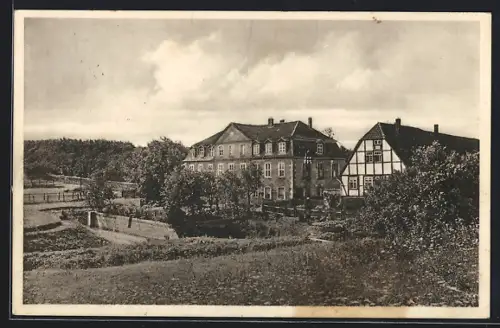 AK Pohle über Münder, Gasthof Waldgut Nienfeld