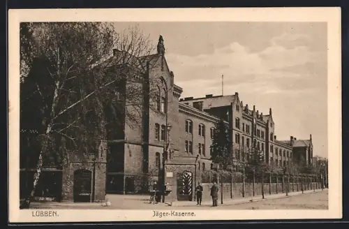 AK Lübben, Jäger-Kaserne mit Soldaten