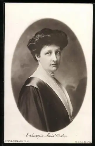 AK Erzherzogin Maria Christine von Österreich