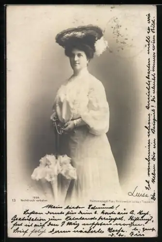 AK Prinzessin Luisa von Toscana