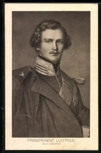 AK Prinzregent Luitpold von Bayern als Oberst