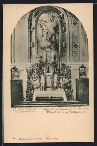 AK Wien-Währing, Kapelle im Pensionate St. Ursula, Gentsgasse 18