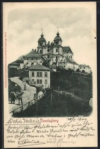 AK Sonntagberg, Weg zur Kirche