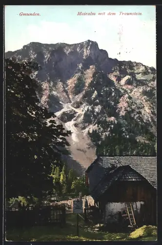 AK Gmunden, Mairalm mit dem Traunstein