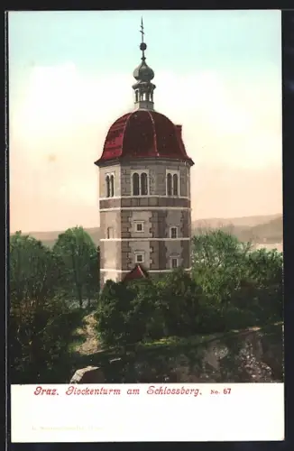 AK Graz, Glockenturm am Schlossberg