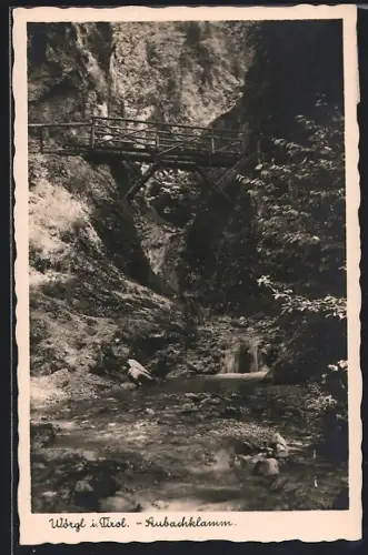 AK Wörgl i. Tirol, Aubachklamm